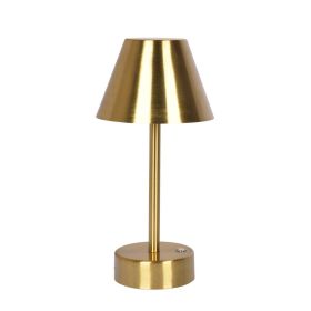 Elegance Rechargeable LED Table Lamp (Plated Brass)