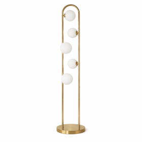 Artema Floor Lamp with White Globe