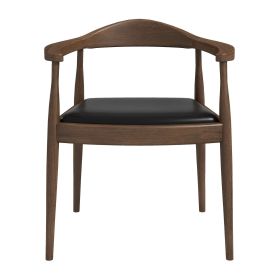 Kelly Black Vegan Leather Dining Chair