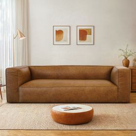 Colton Tan Leather Sofa