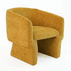 Wichita Gold Chenille Lounge Chair