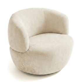 Thornton Sand Chenille Swivel Chair