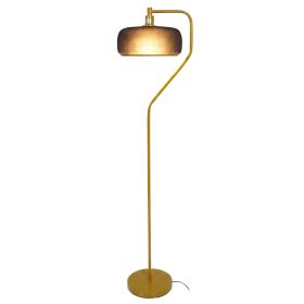 Astris Floor Lamp Black Sprayed and Gold
