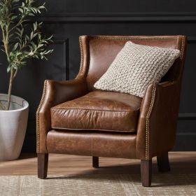 Genuine Leather Single Sofa