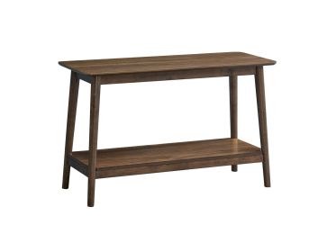 Lamonte Walnut Sofa Table w/Shelf
