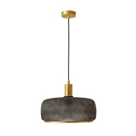Dune Pendant Lamp - Black Sprayed and Gold