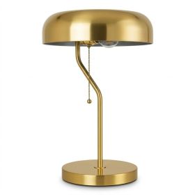 Metro Table lamp with Gold outer and White inner