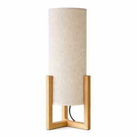 Rayna Table Lamp Oak and Natural