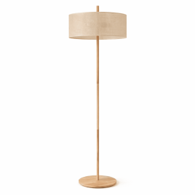 Lirian Floor Lamp - Oak and Natural